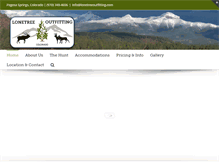 Tablet Screenshot of lonetreeoutfitting.com
